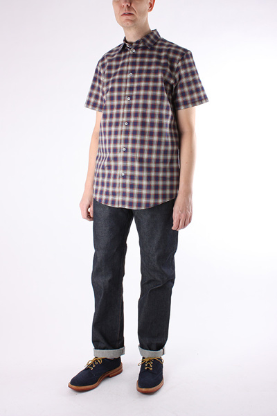 MEN'S BRANDS - A.P.C. - A.P.C. - S/S CHECK SHIRT