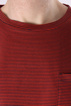 A.P.C. - STRIPE POCKET TEE RED - bild 5