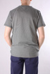 A.P.C. - STRIPE POCKET TEE ANTHRACITE - bild 3