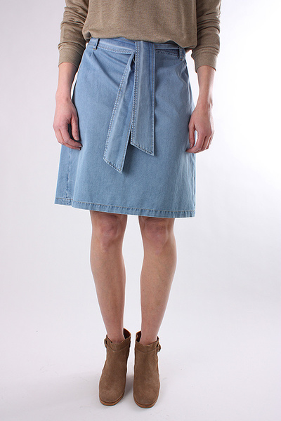 A.P.C. - BELTED DENIM SKIRT