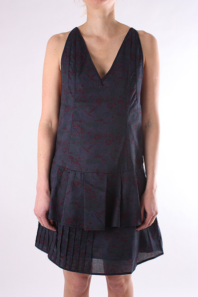 RITTENHOUSE - FLORAL DROP WAIST DRESS