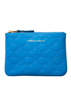 COMME DES GARÇONS WALLET - SA8100 BLUE EMBOSS - bild 1