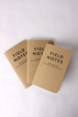 FIELD NOTES - 3 PACK PLAIN PAPER - bild 5