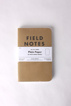 FIELD NOTES - 3 PACK PLAIN PAPER - bild 1