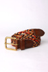 ANGLO LEATHERCRAFT - 13 PLY BRAIDED BELT MULTI BROWN - bild 1