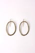 DREAM COLLECTIVE - LARGE OVAL BEADED EARRINGS - bild 1