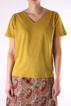 A.P.C. - V NECK TEE YELLOW - bild 2