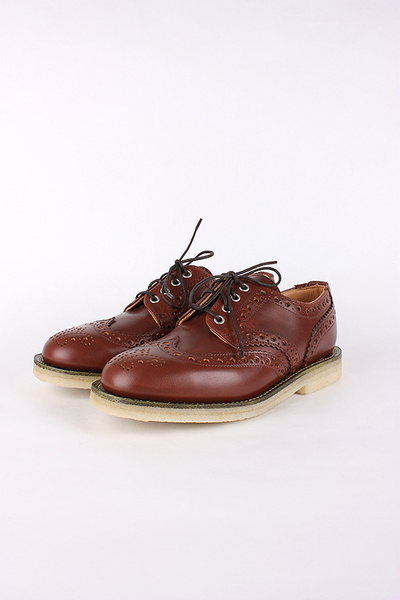 MARK MCNAIRY - LADIES TAN WAX COUNTRY BROGUE