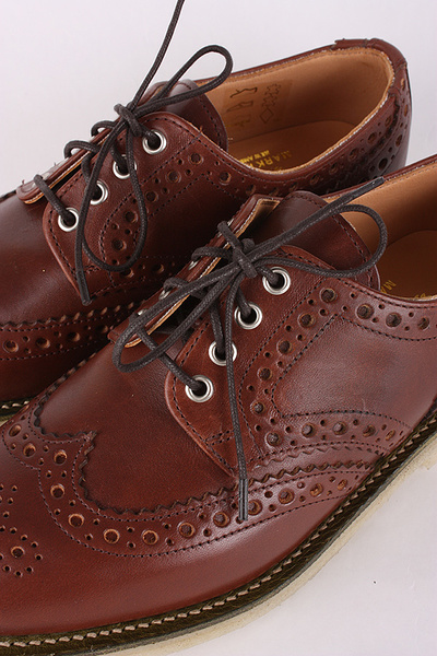 MARK MCNAIRY - LADIES TAN WAX COUNTRY BROGUE