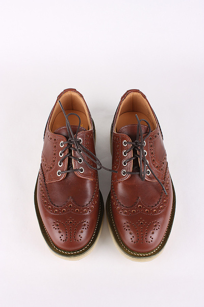 MARK MCNAIRY - LADIES TAN WAX COUNTRY BROGUE